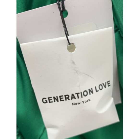 Generation Love green eliza tweed single button blazer NWT sz XL - Picture 6 of 7